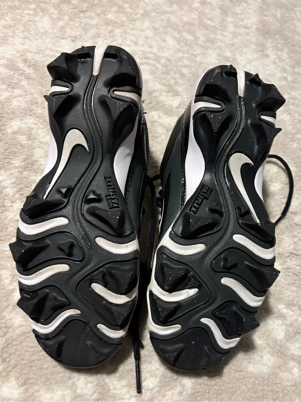 Nike Black/White Kids' Football Cleats for Boys